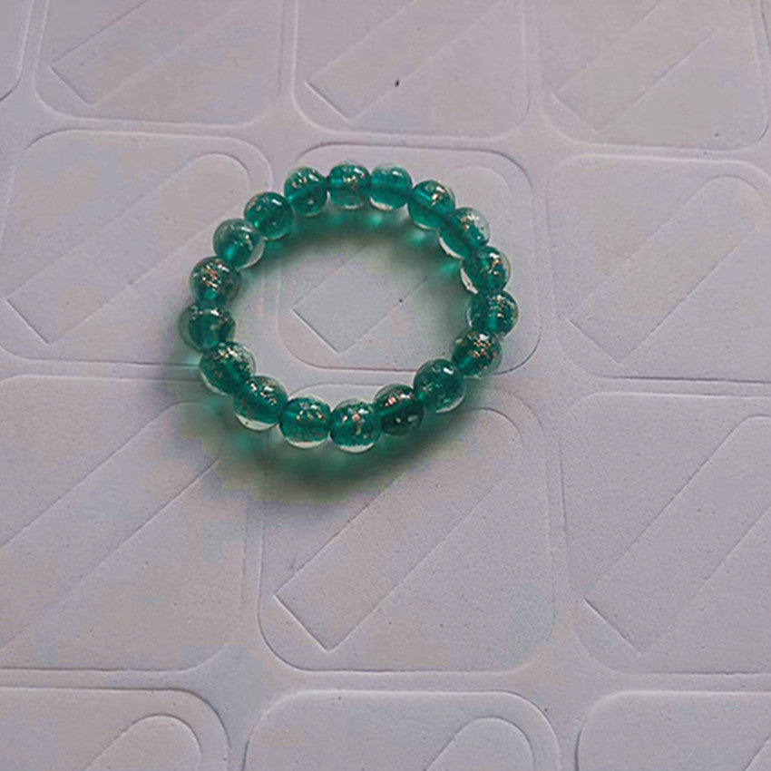 Luminous Golden Sand Glazed Bead Bracelet (armbånd)