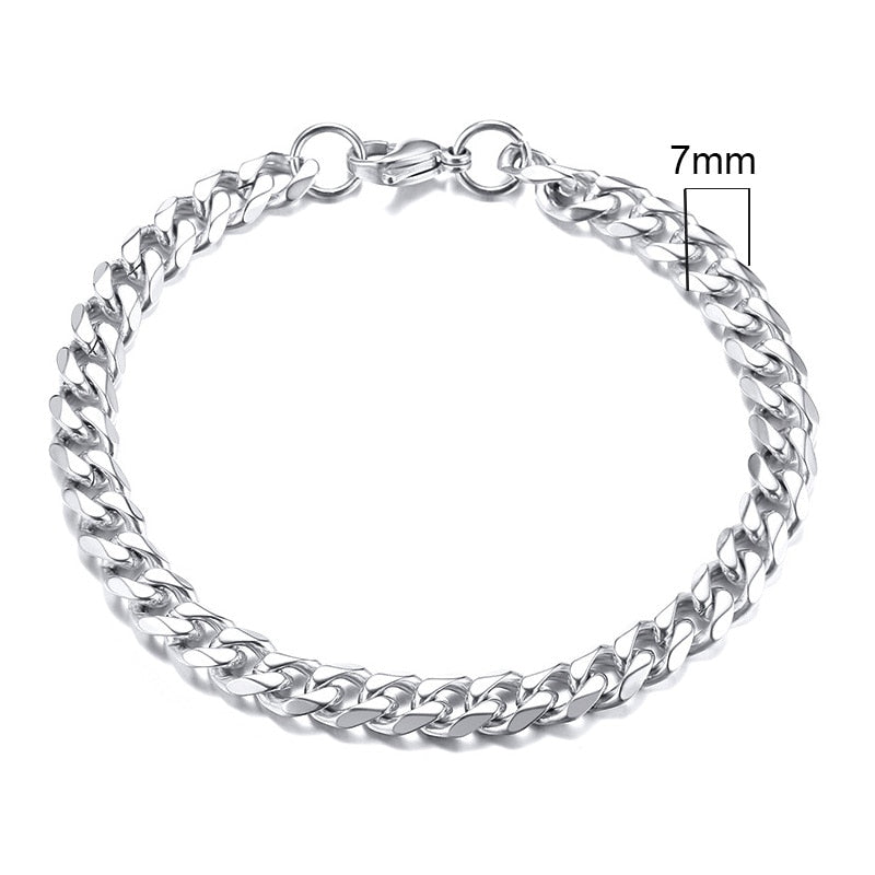 Chunky Miami Curb Chain-armbånd