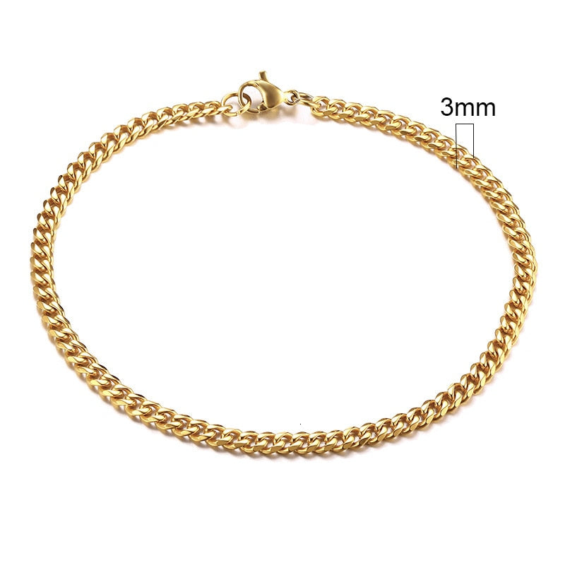 Chunky Miami Curb Chain-armbånd
