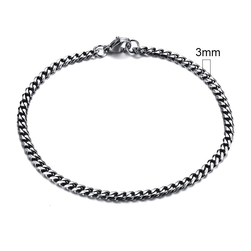 Chunky Miami Curb Chain-armbånd
