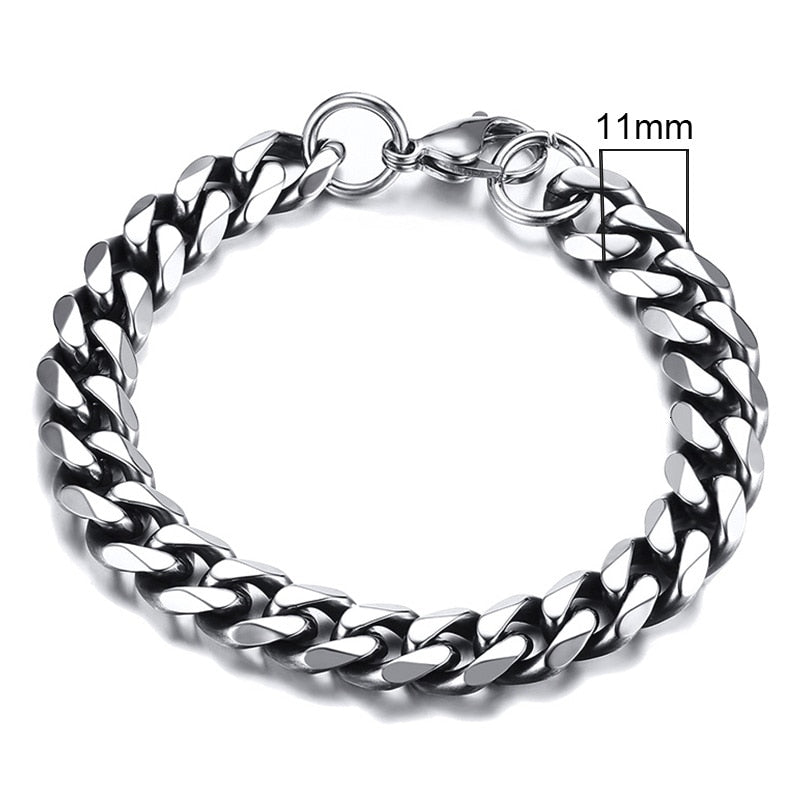 Chunky Miami Curb Chain-armbånd