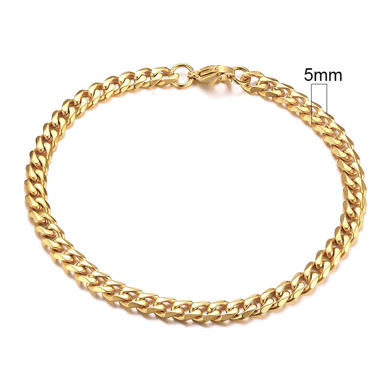 Chunky Miami Curb Chain-armbånd