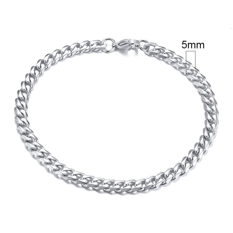 Chunky Miami Curb Chain-armbånd