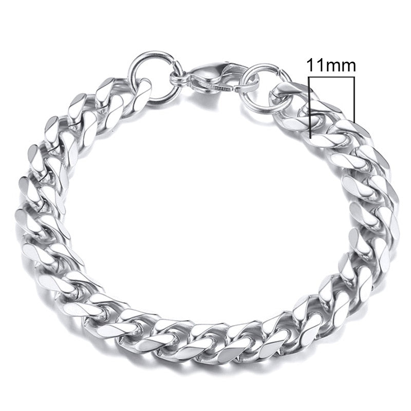 Chunky Miami Curb Chain-armbånd