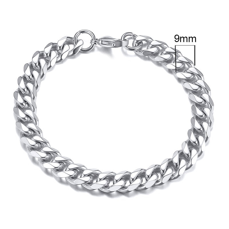 Chunky Miami Curb Chain-armbånd