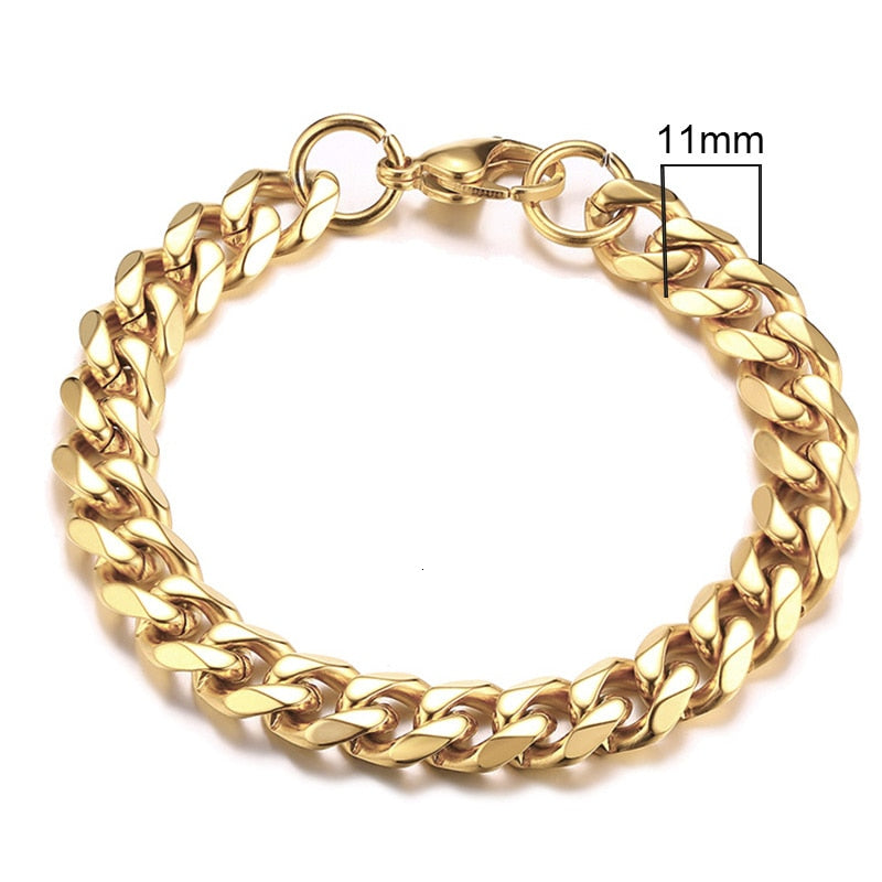 Chunky Miami Curb Chain-armbånd